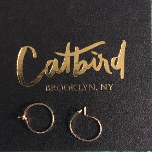 Catbird dream hoops earrings 14k gold